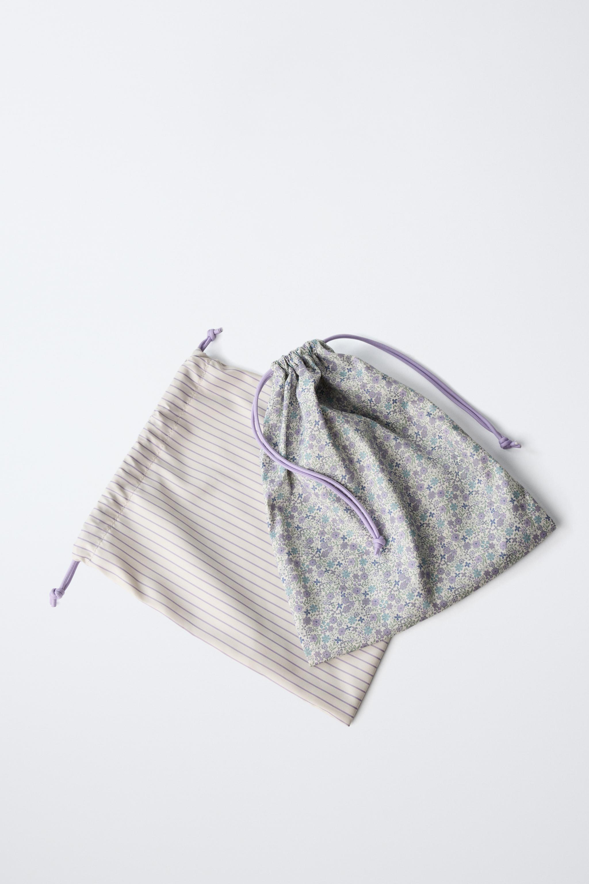 LOT DE SACS DE VOYAGE À FLEURS