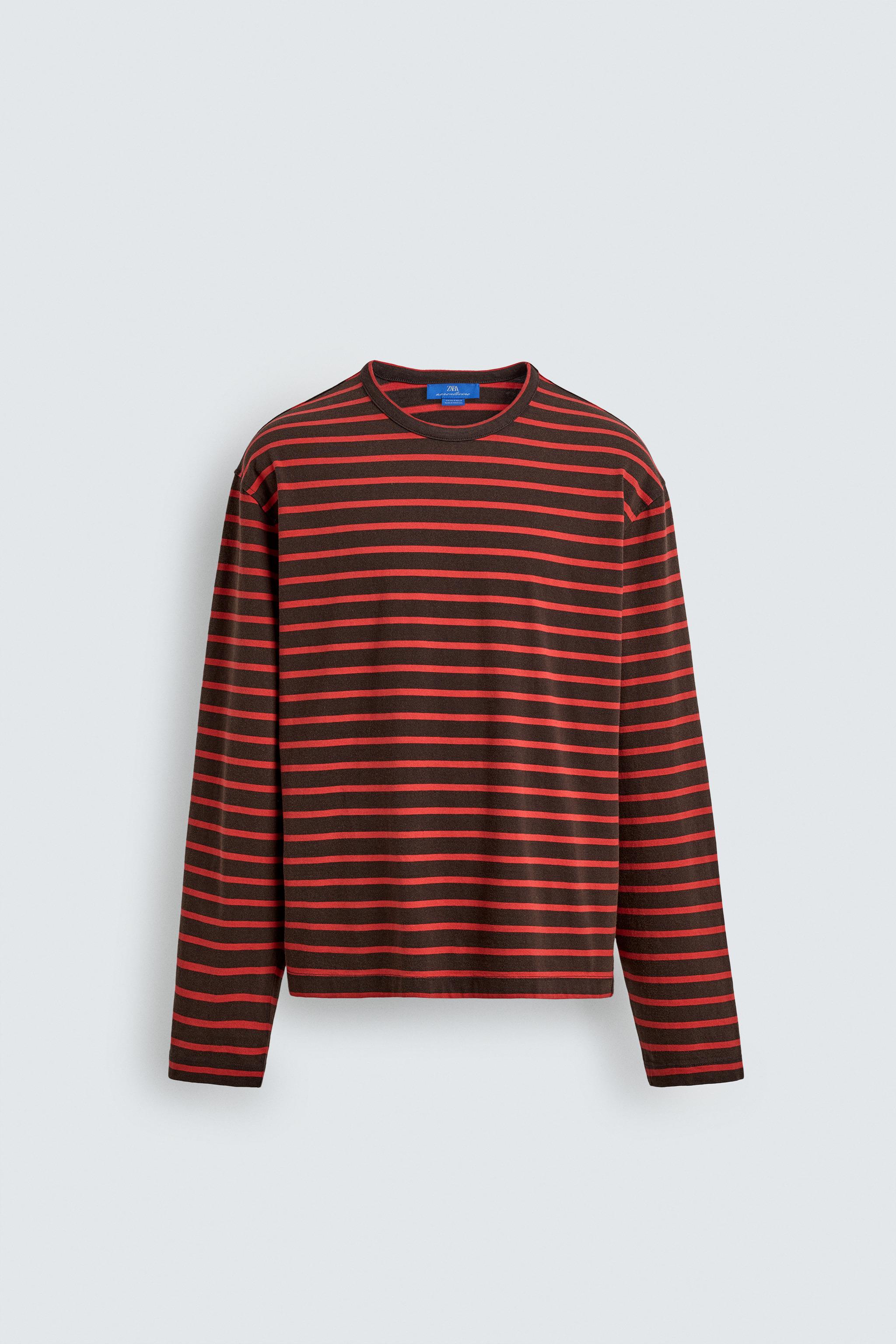 STRIPED JACQUARD T-SHIRT AARON LEVINE X ZARA