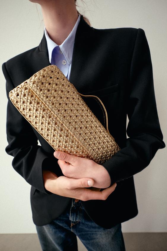 WOVEN ENVELOPE BAG from Zara - $79.90