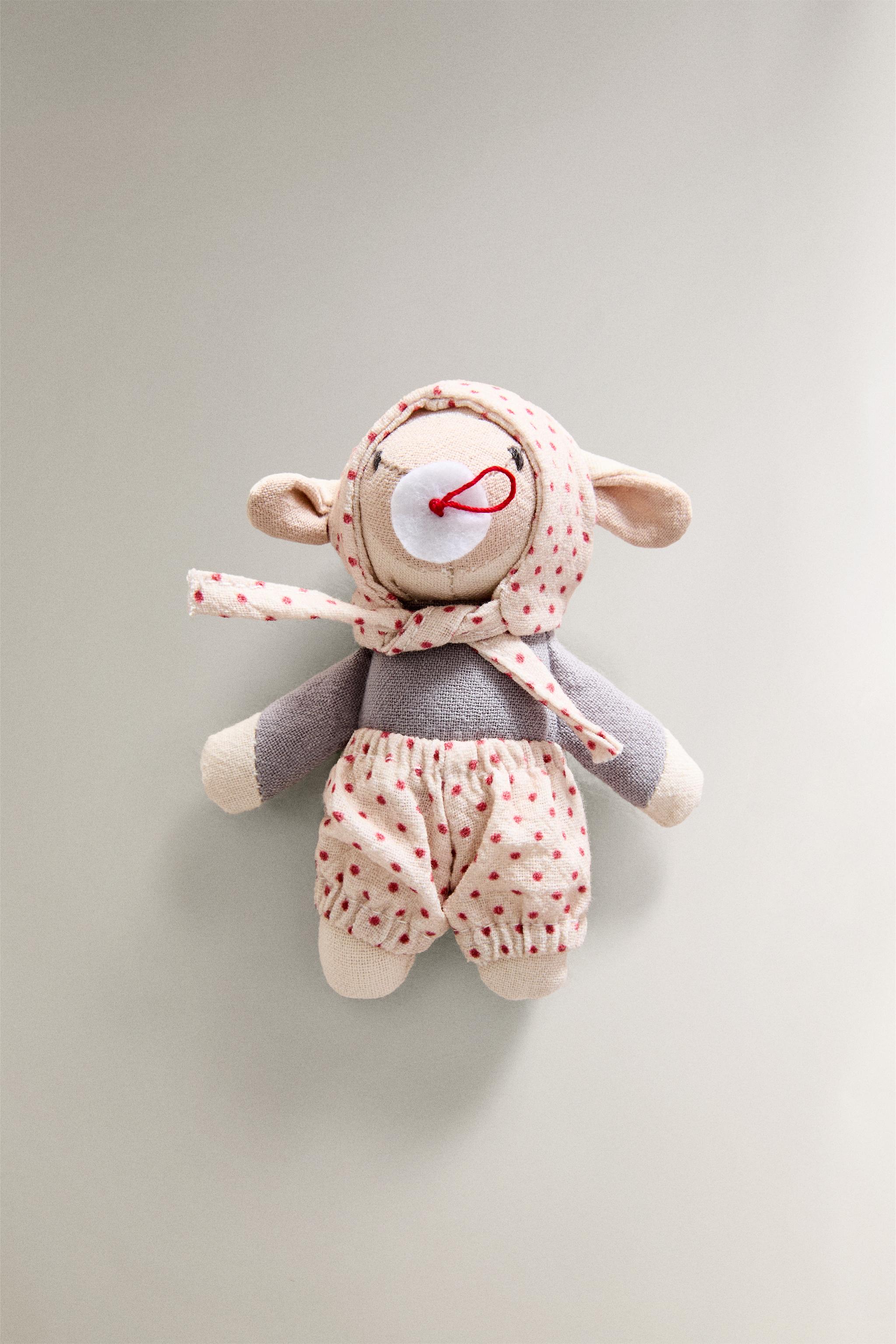 Детские мягкие игрушки Zara KIDS' SHEEP FAMILY PLUSH TOY SET (SET OF 3) — фото 3