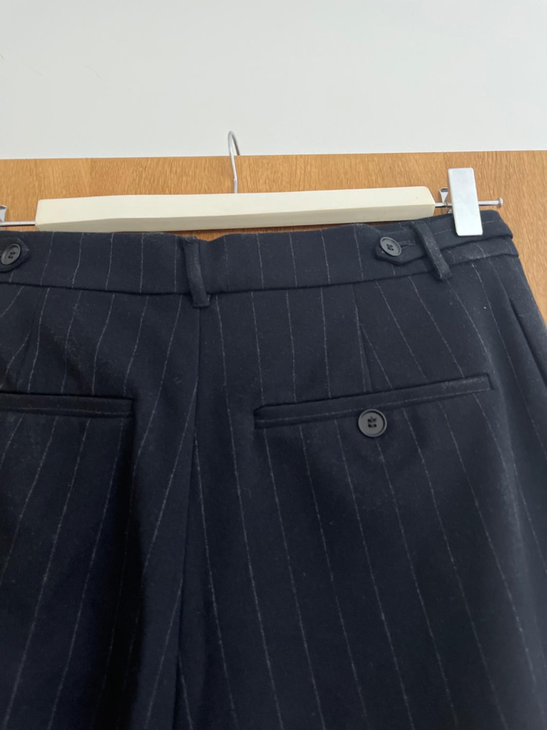 PINSTRIPED FLANNEL TROUSERS - Image 3
