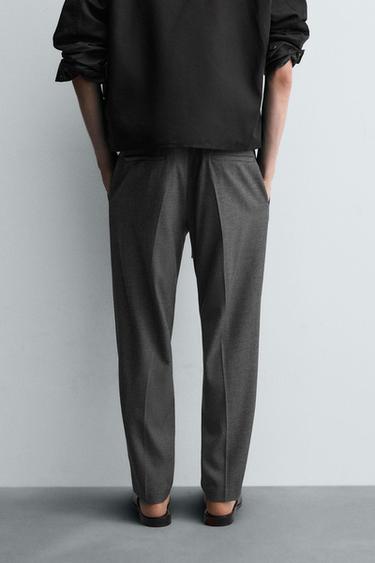 PANTALON DE JOGGING INTERLOCK - Noir | ZARA Canada PANTALON DE JOGGING INTERLOCK - Noir | ZARA Canada