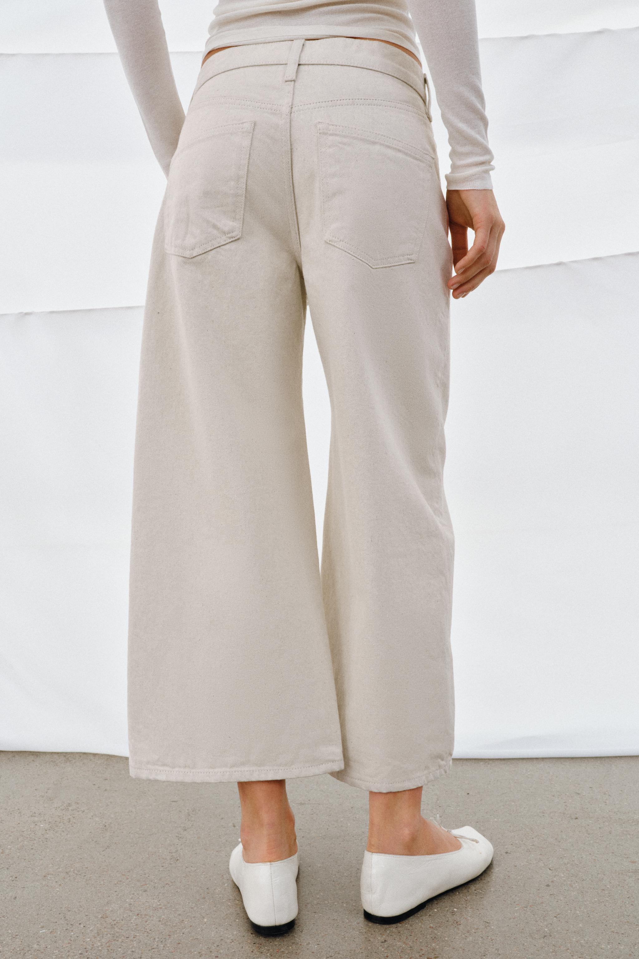 ZW COLLECTION MID-RISE CULOTTE JEANS