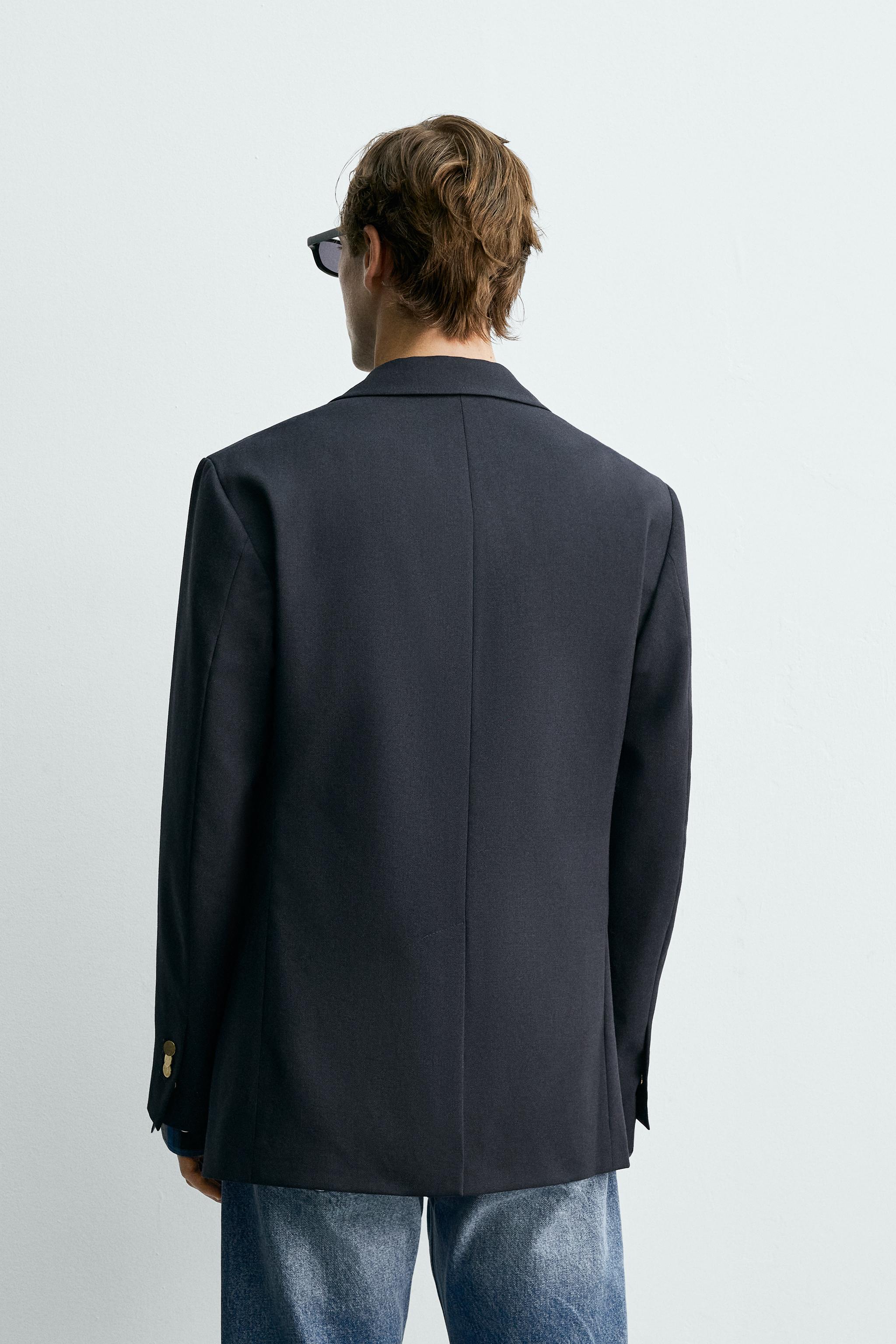 BLAZER CROISÉ 100% LAINE AARON LEVINE X ZARA