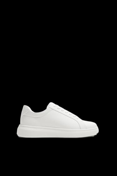 MONOCHROME CHUNKY TRAINERS - White by Zara