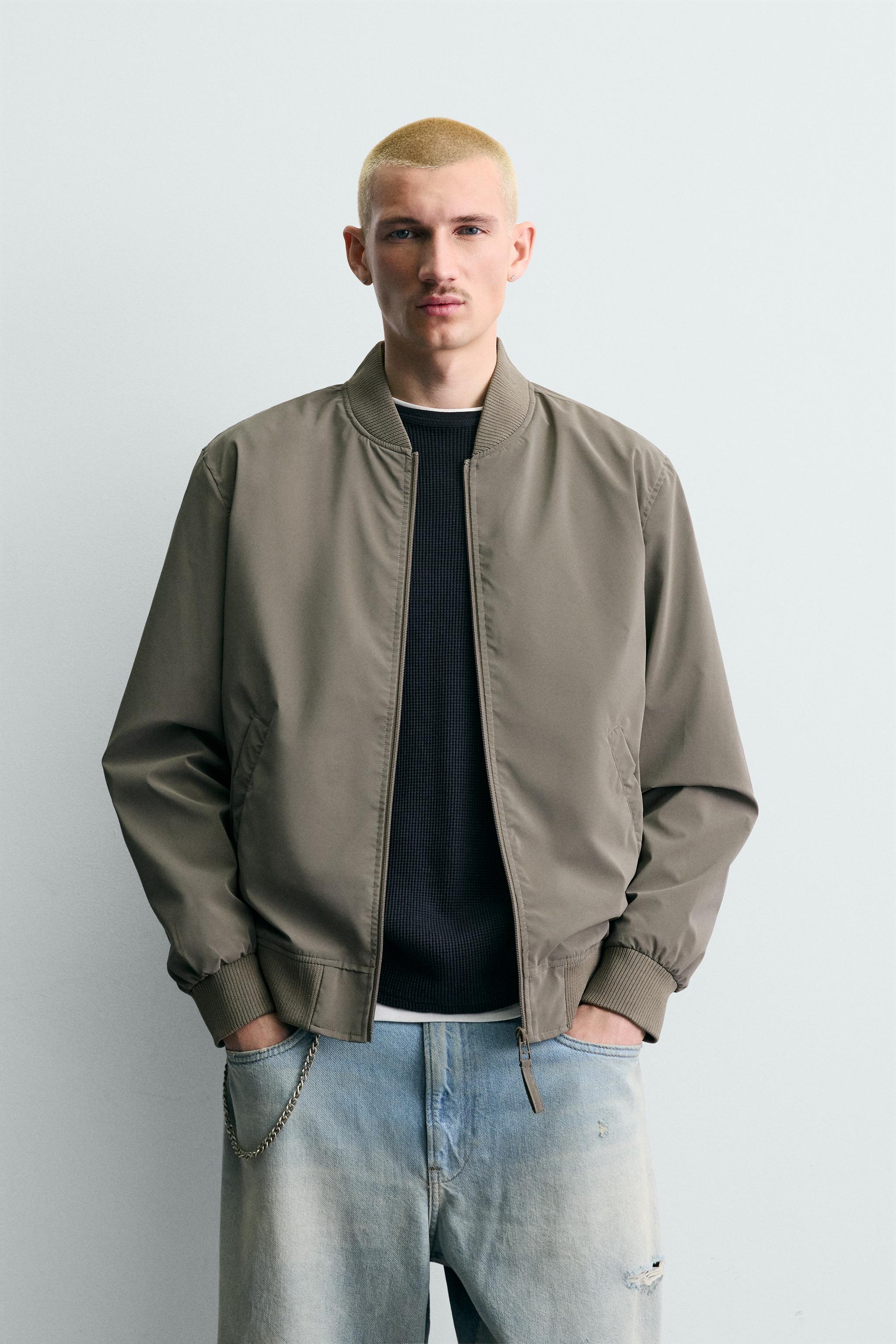 ZARA テクニカルボンバージャケット ZARA テクニカルボンバージャケット ブラック - メルカリ