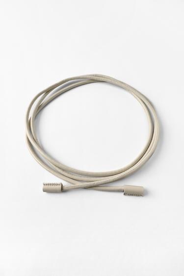 RRIP LËKURE 100% - Ngjyrë natyrale nga Zara