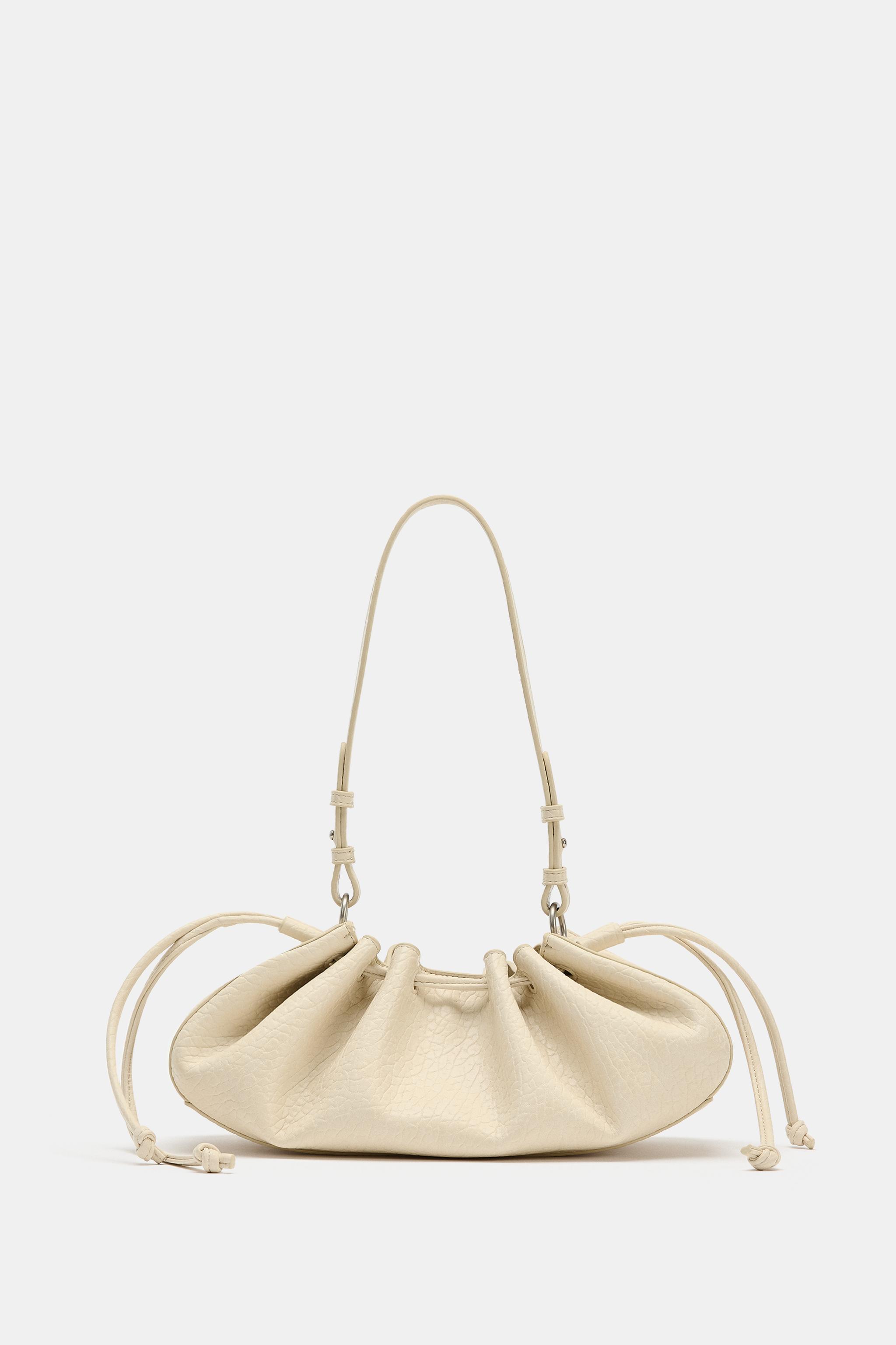 GATHERED MINI BAG - Ecru | ZARA South Africa