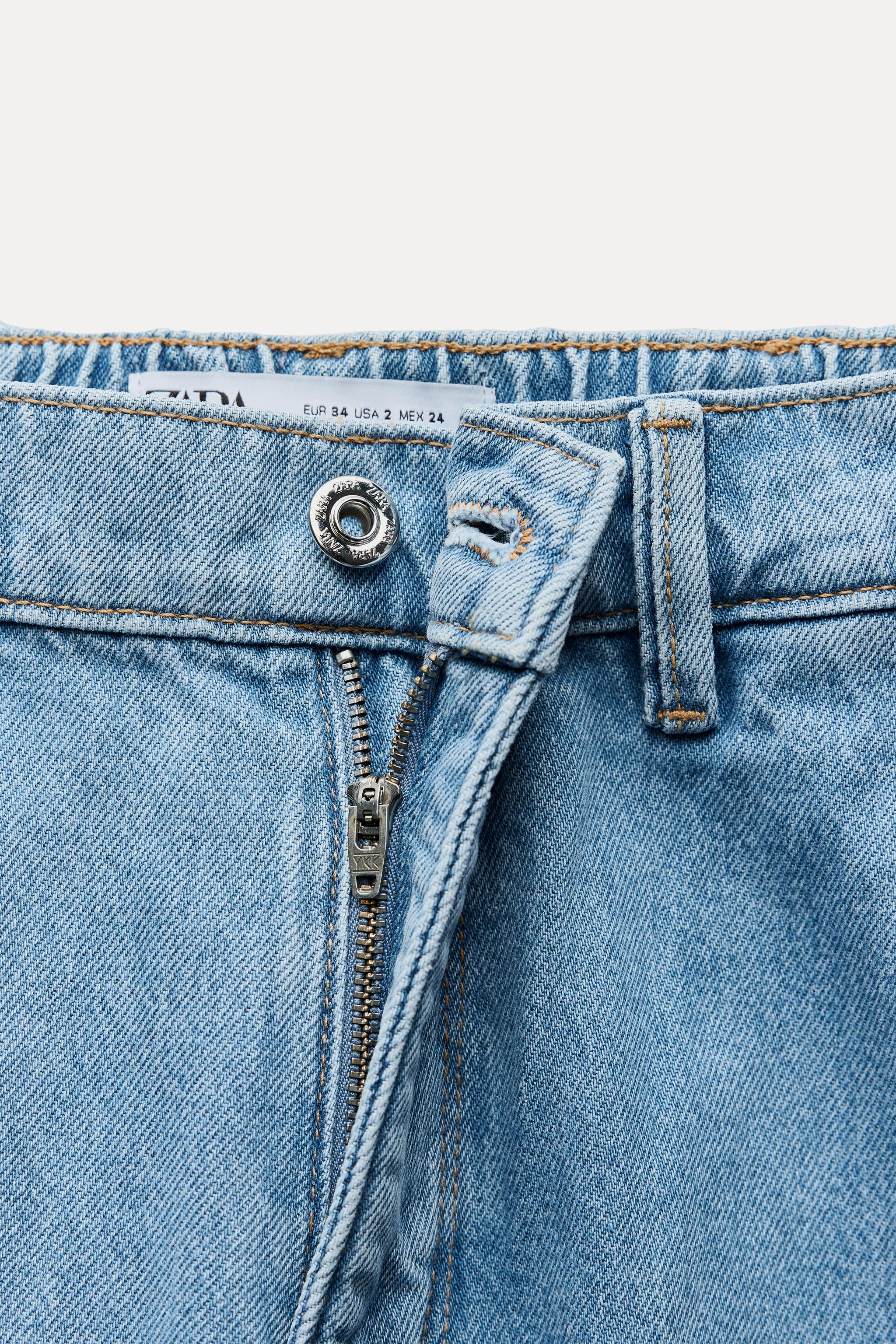 Z1975 MID-RISE CARROT JEANS - Blue | ZARA Australia