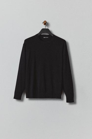 JERSEY ESTRUCTURA SOFT - Marino de Zara