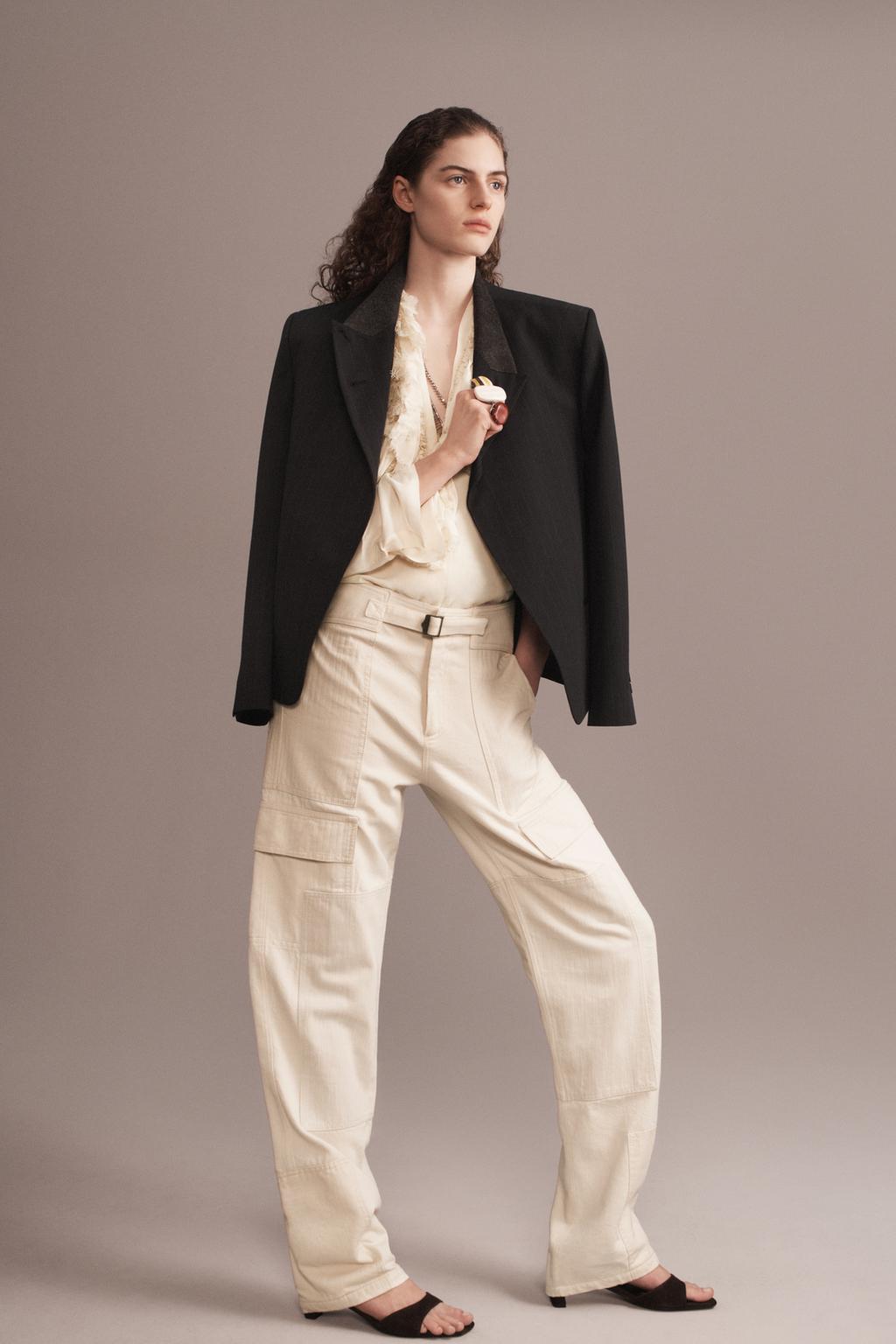 PATCHWORK PANTS - THE ITEM ZARA WOMAN - image 2