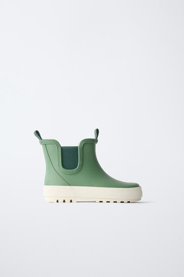 STRETCH WELLIES - Khaki Green by Zara