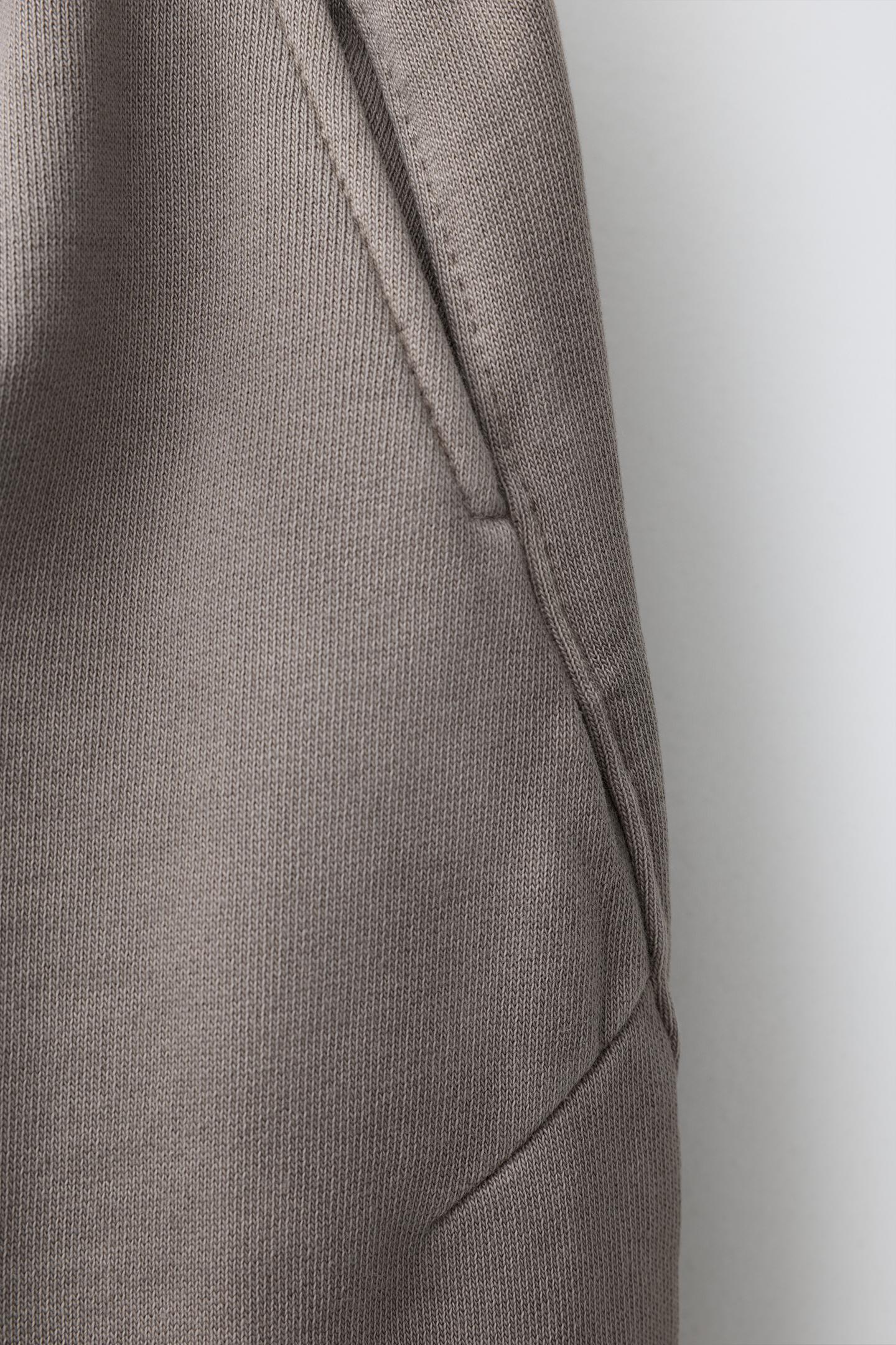 Детские брюки Zara Barrel Sweatpants, цвет: Серо-коричневый серый — фото 5
