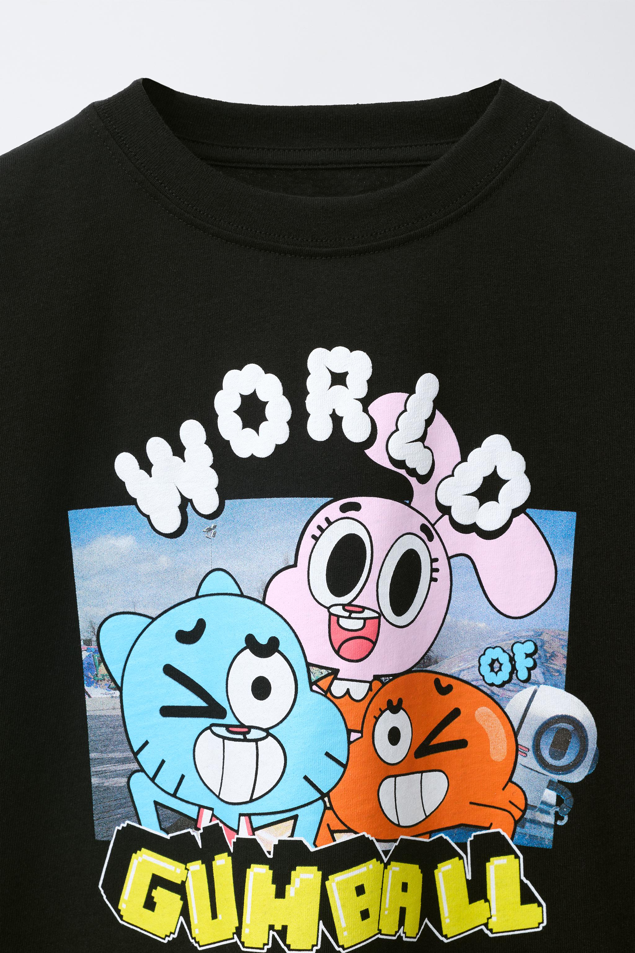Детские футболки Zara GUMBALL CARTOON NETWORK™ PRINTED T-SHIRT — фото 3