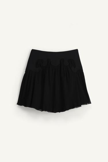 JUPE COURTE BIMATIÈRE ÉDITION LIMITÉE - Noir de Zara - Image 5