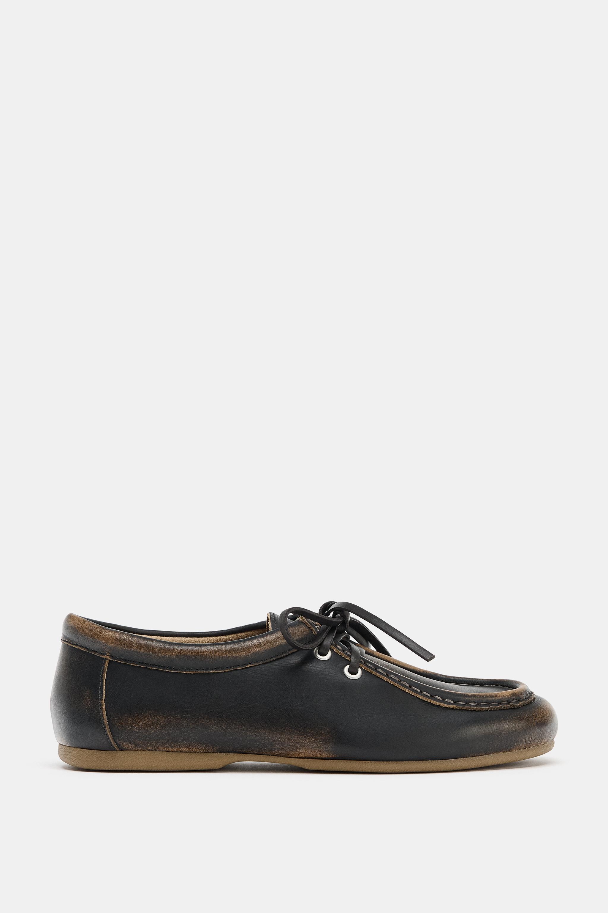MOCASSINS BATEAU EN CUIR