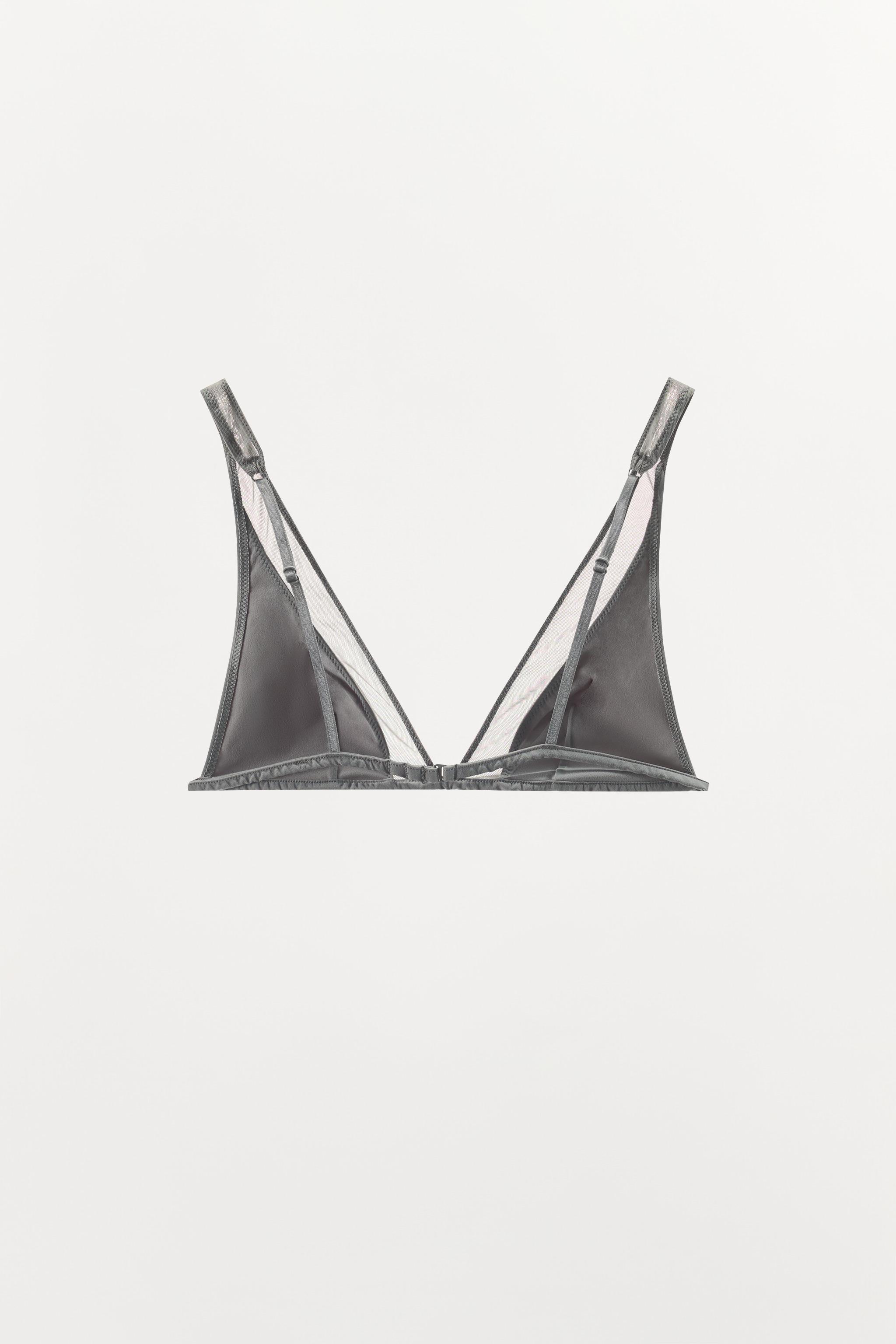SOUTIEN-GORGE TRIANGLE BIMATIÈRE AVEC TULLE