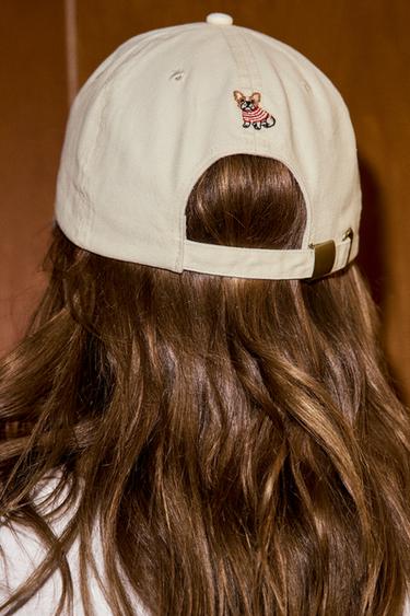 DOG TWILL CAP - Beige by Zara - Image 2