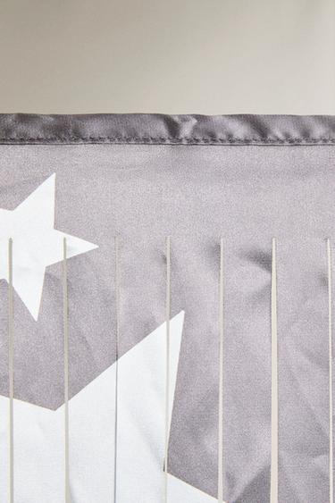 CHILDREN'S DECORATIVE CURTAIN WITH FRINGING - Grey by Zara - Image 2