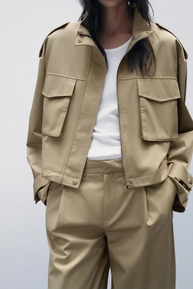 BUNDA S KAPSAMI - Khaki od Zara - Obrázek 2