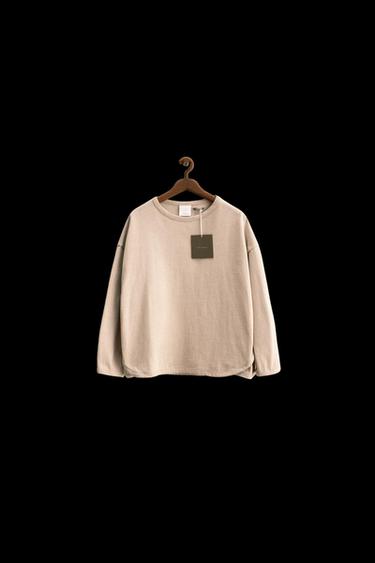 ZARA TIMELESS - CAMISETA LISA VIVOS - Piedra de Zara