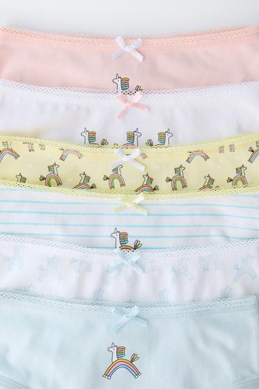 AGES 2-6/ SIX-PACK OF UNICORN PRINT BRIEFS - Multicoloured by Zara - Image 1