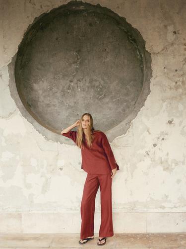 LOOK - Rojo oscuro de Zara - Imagen 0