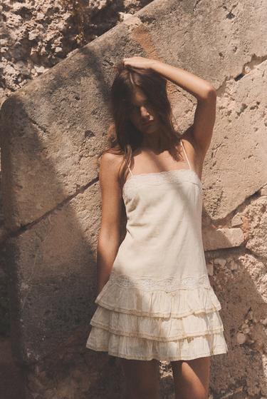 Women's Embroidered Dresses | ZARA Macedonia Women's Embroidered Dresses | ZARA Macedonia