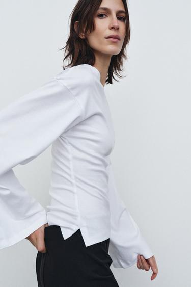 SUPIMA® SLIM-FIT T-SHIRT - Weiß von Zara