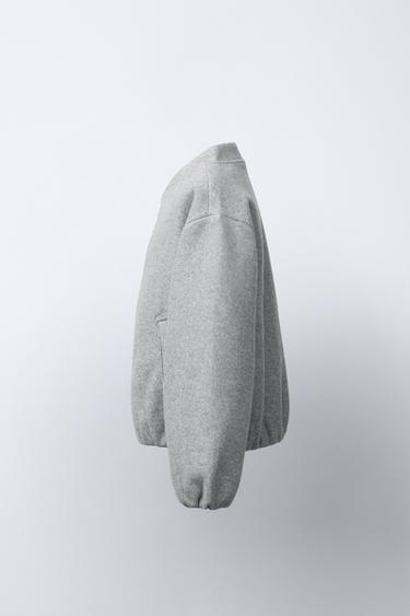 BLOUSON BOMBER SOFT - Gris clair de Zara - Image 2