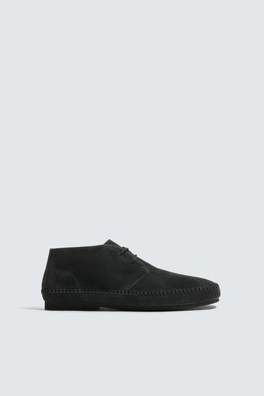AARON LEVINE X ZARA LEATHER SHOES - Grey by Zara
