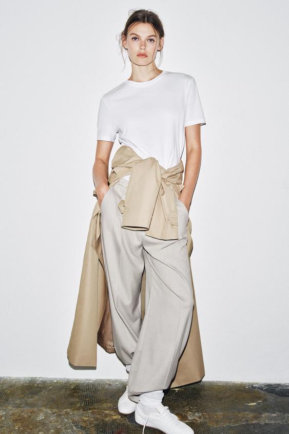 MERCERIZED COTTON T-SHIRT