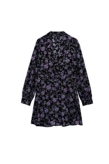 PRINTED BLAZER JUMPSUIT