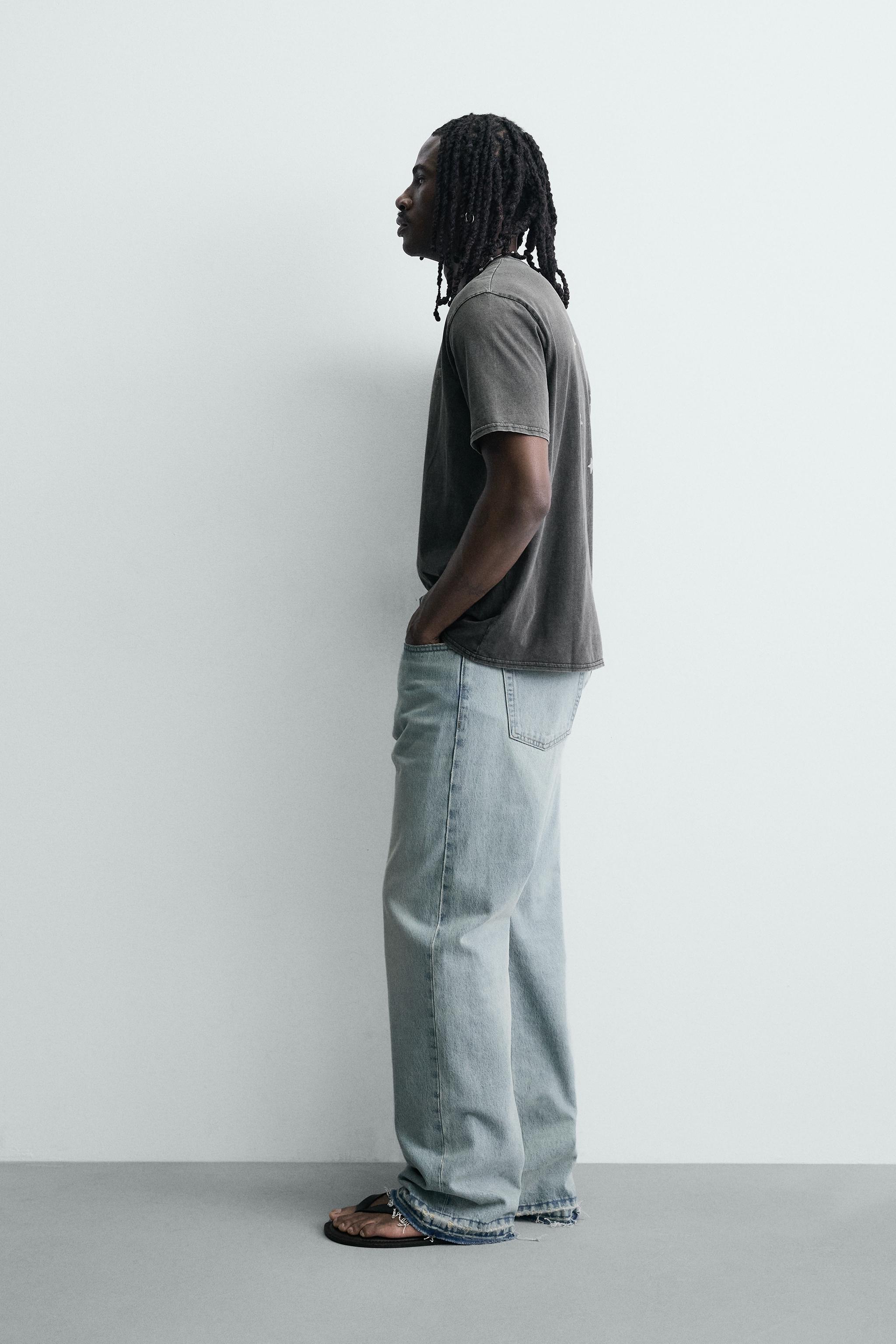 WASHED PRINT T-SHIRT