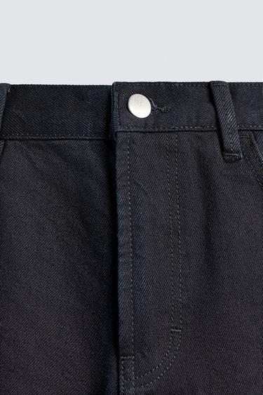 SLIM FIT JEANS - Dark navy by Zara