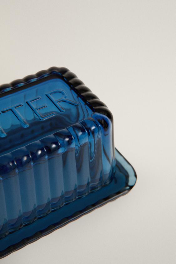 BEURRIER EN VERRE - Bleu de Zara - Image 3