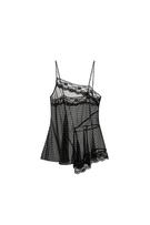 DANTEL ŞERİTLİ PUANTİYE DESENLİ ŞALVAR PANTOLON - Görsel 2