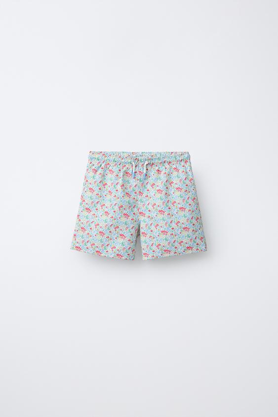 6-14 AÑOS/ BERMUDA BAÑO FLORES - Multicolor de Zara - Imagen 0