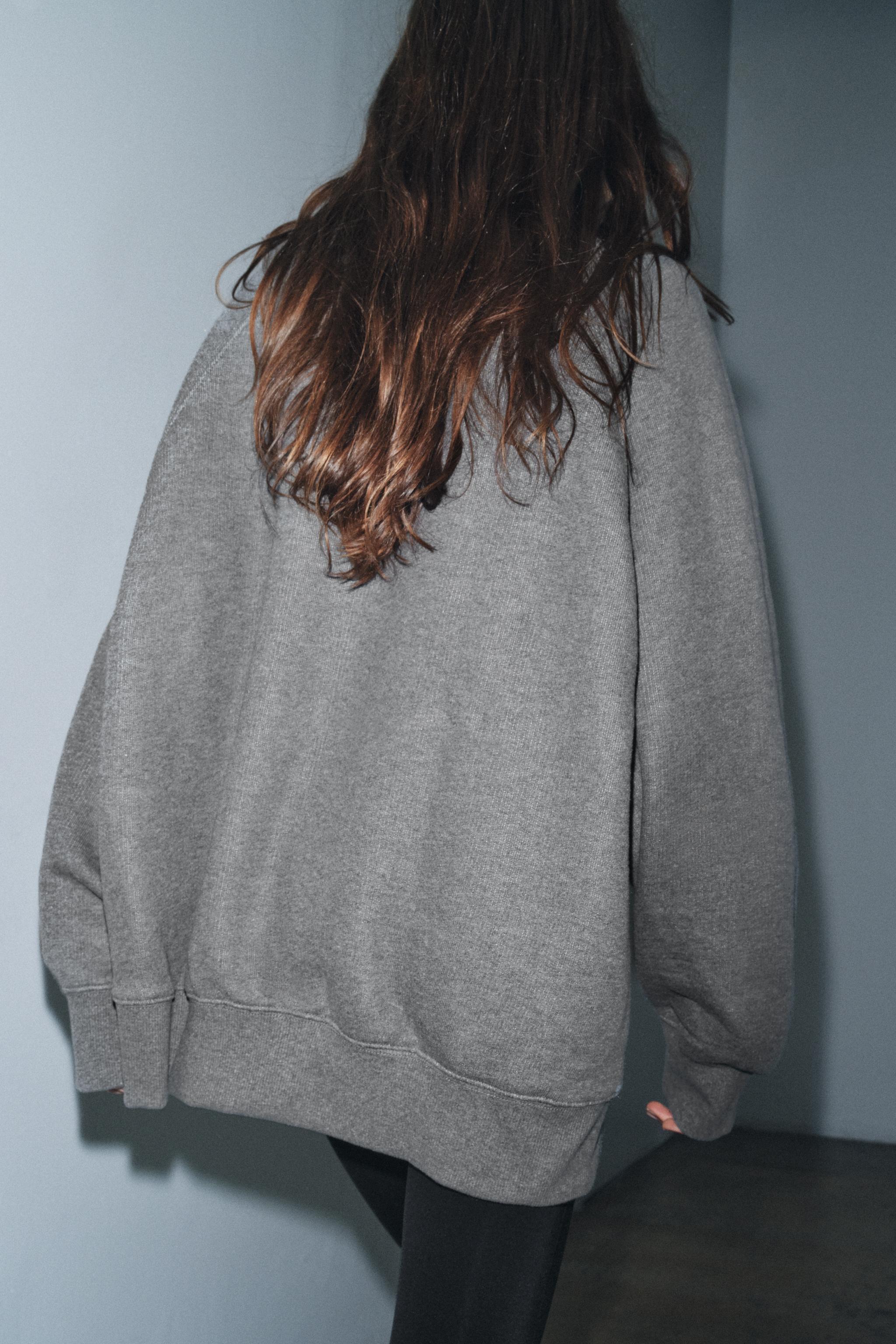 OVERSIZED RIB SWEATSHIRT
