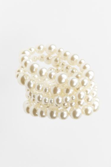 PACK DE PULSEIRAS COM PÉROLAS -  da Zara