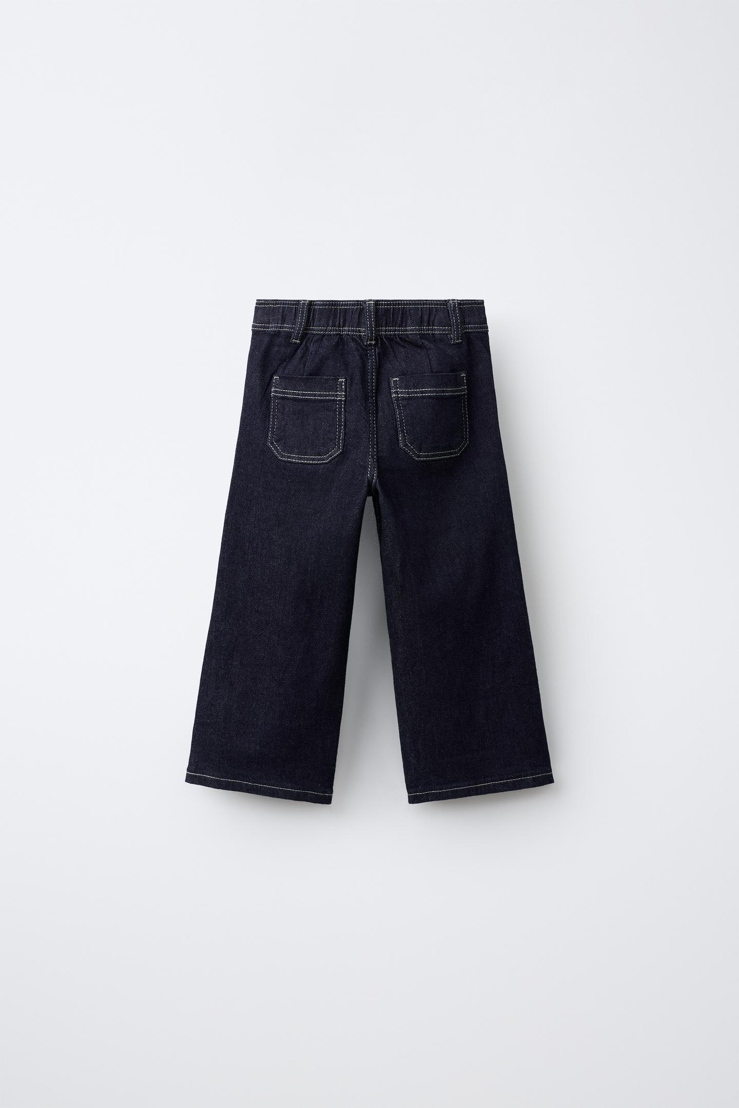 Детские джинсы Zara Marine, цвет: Синий — фото 3
