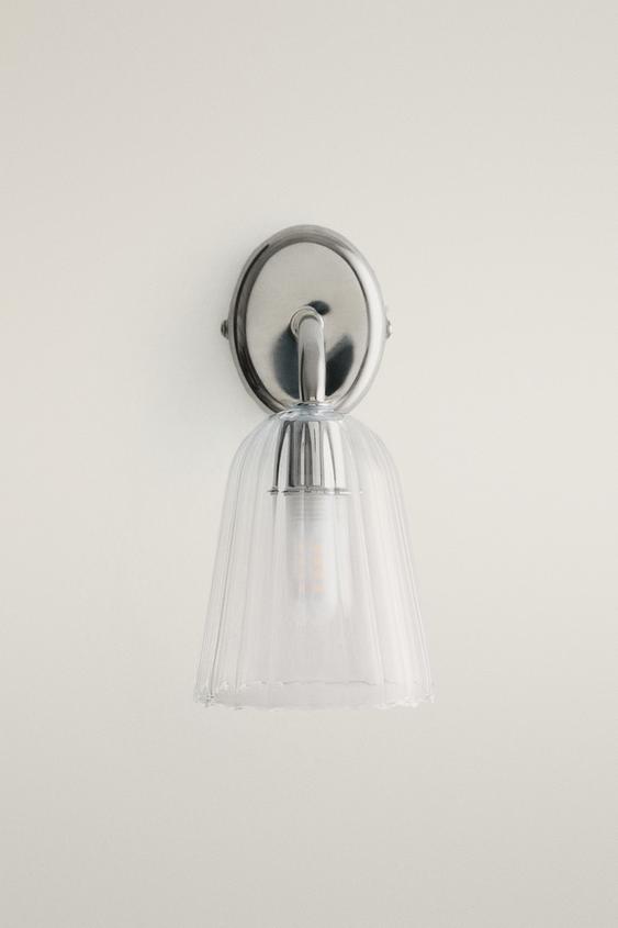 LAMPA | NÁSTĚNNÁ LAMPA ZE SKLA A ŽELEZA - Průhledná od Zara - Obrázek 0