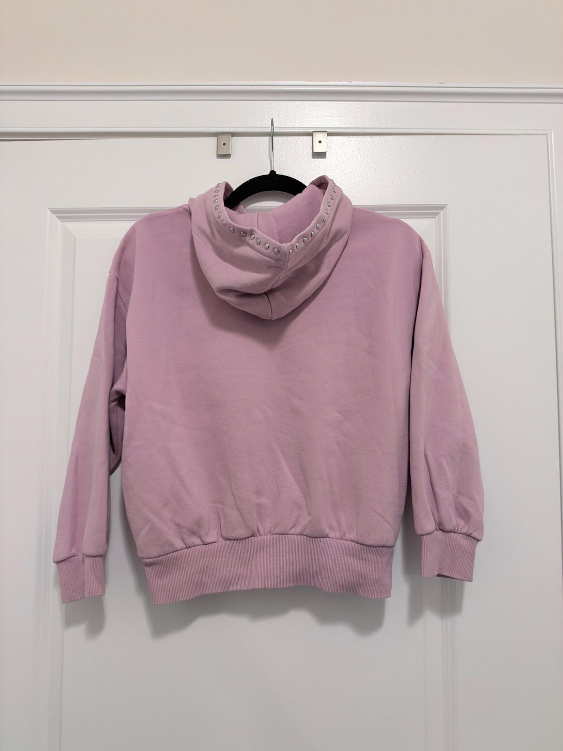 STUDDED HOODIE SWEATSHIRT - Image 3