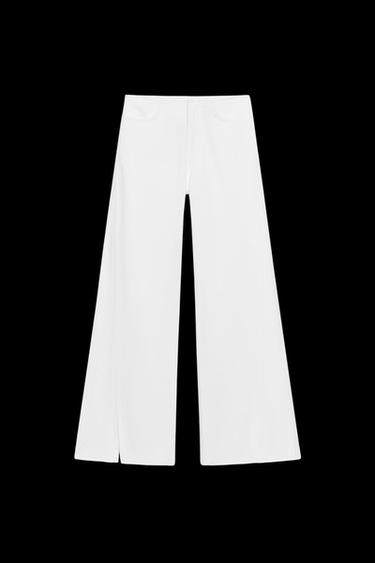 JEANS Z1975 WIDE LEG MIT MITTELHOHEM BUND - Weiß von Zara - Bild 0