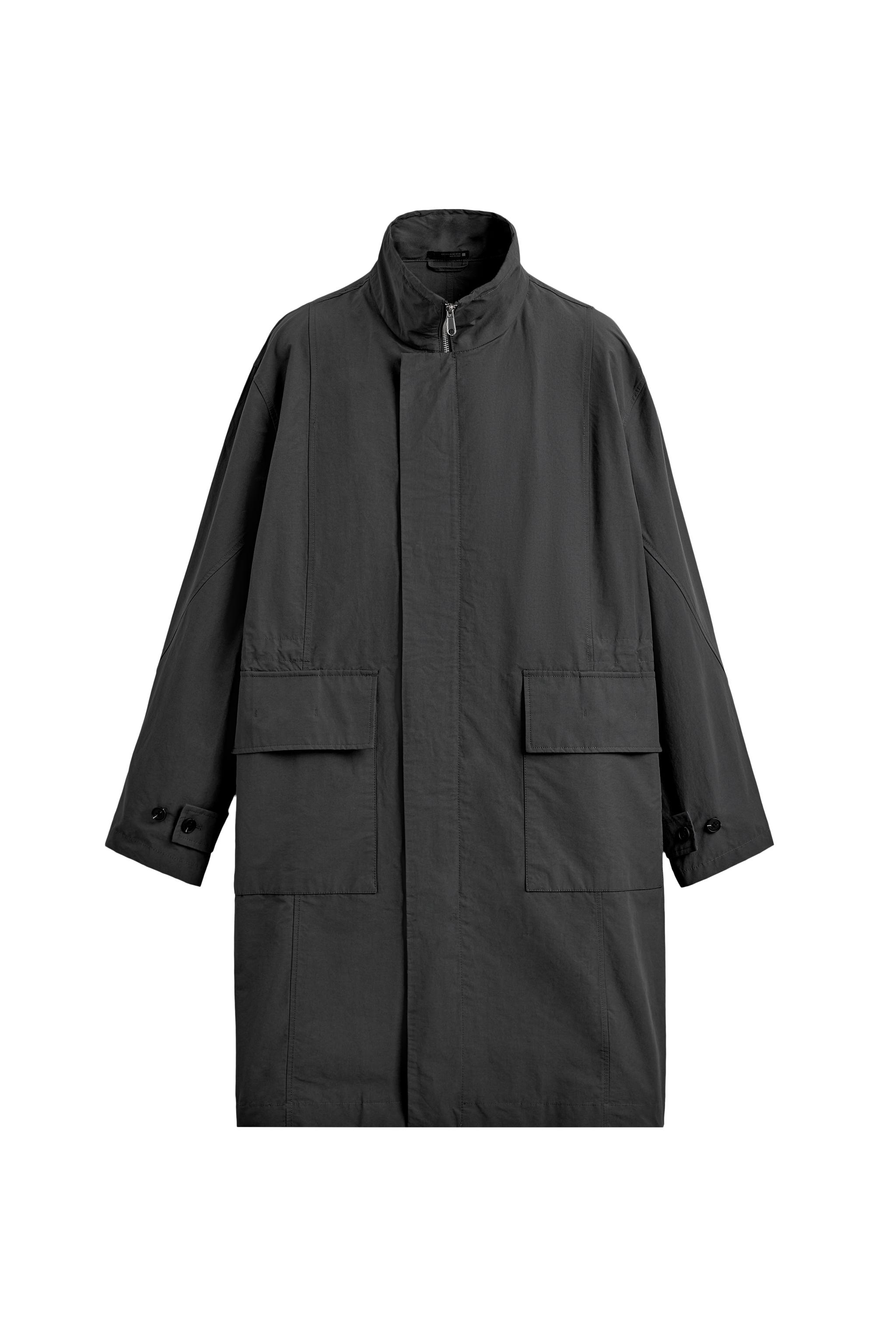 【GRAY/BLUE】FIRE PATCHED PARKA PARKA TÉCNICA LEVE - Gris Antracita | ZARA Brasil
