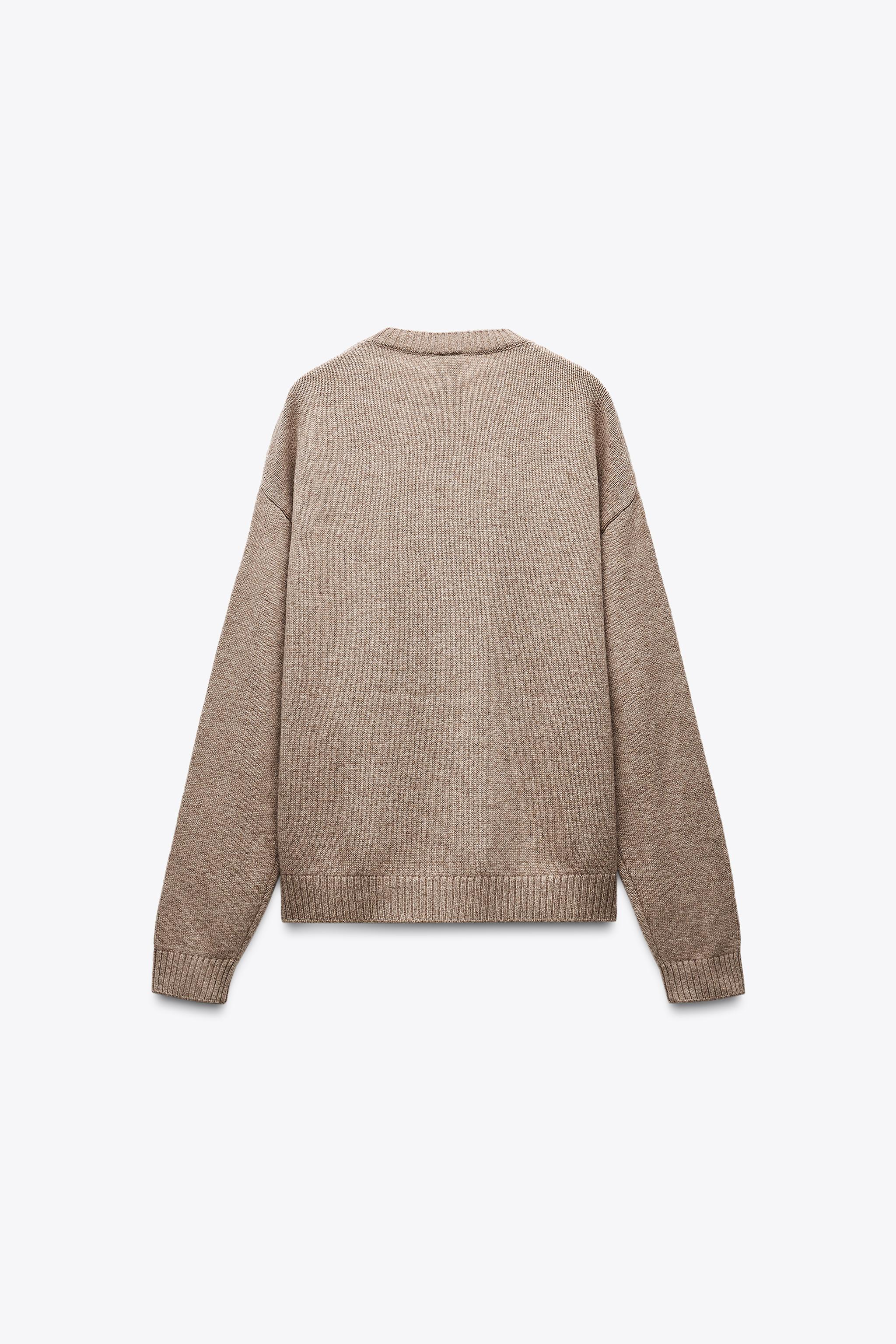 SKI COLLECTION JUMPER WITH WOOL AND CASHMERE - Brown / Taupe