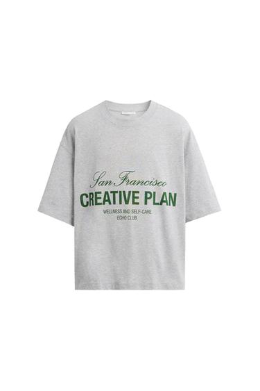 CAMISETA TEXTO ESTAMPADO