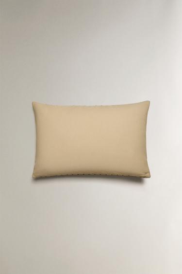 STRIPED CUSHION COVER - Light beige by Zara - Image 2