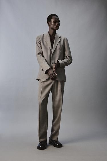 COMFORT SUIT BLAZER - Beige by Zara - Image 0