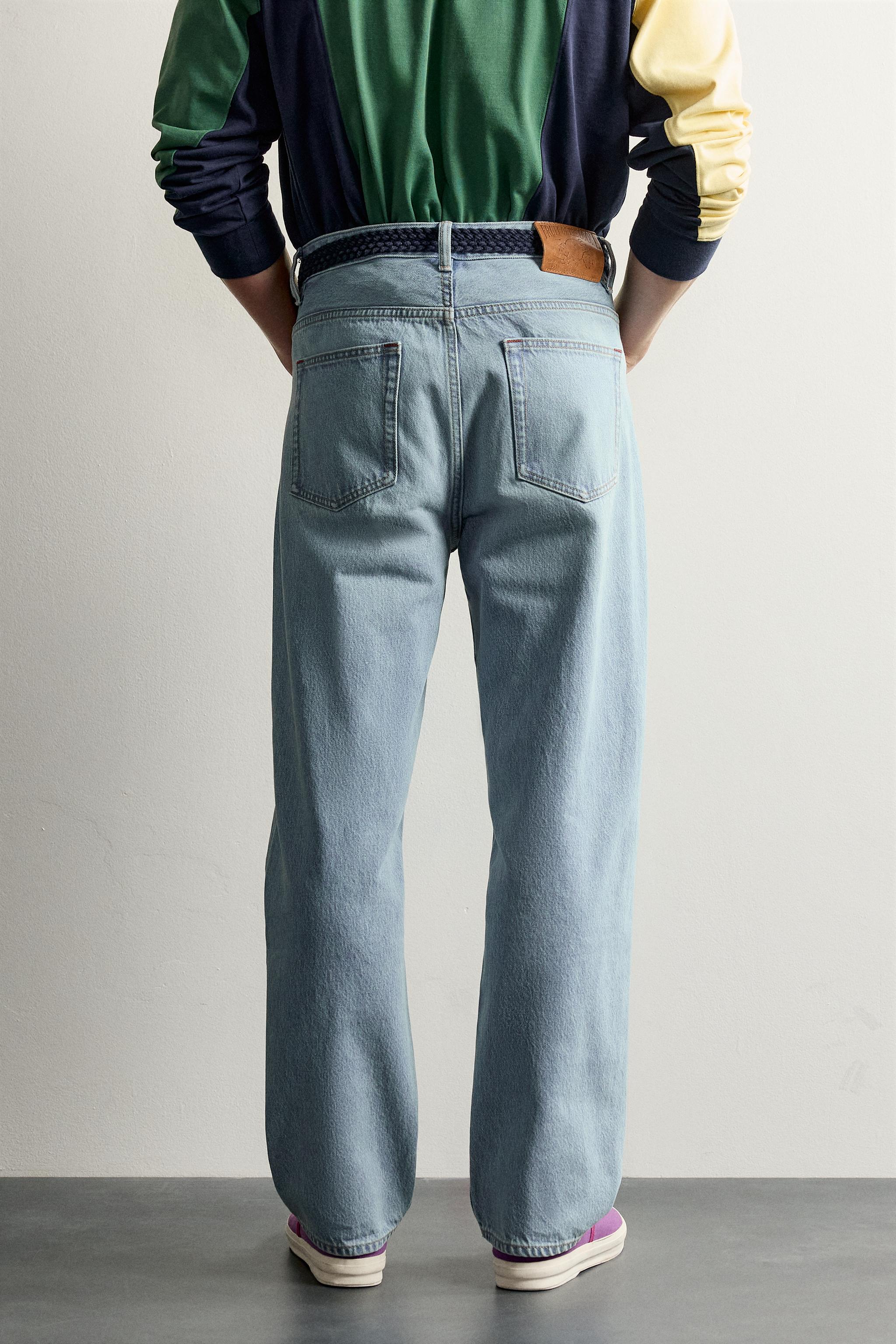 Zara FRUIT OF THE LOOM™ STRAIGHT FIT JEAN görsel 3